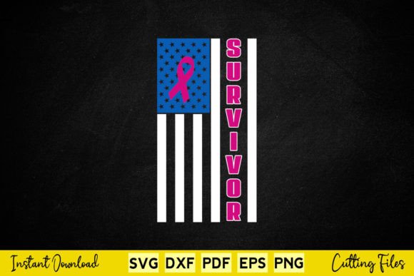 Breast Cancer Awareness Cancer Survivor Graphics for Local Branding