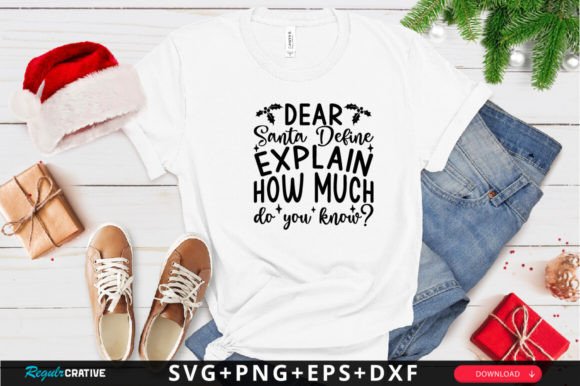 Dear Santa SVG Design: A Graphic Asset for Crafts and Branding