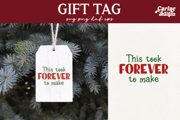 Fun Gift Tag SVG, Fun Gift Bag SVG for Crafts and Graphics