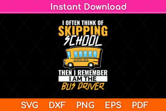 Graphics for Crafts: I Often Think of Skipping School Bus