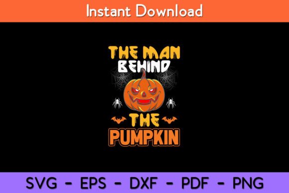 Halloween Pregnanchy Man Pumpkin Funny Graphics for Crafts