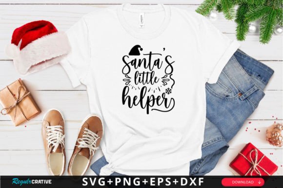 Santa’s Little Helper SVG Design for Crafts and Graphics
