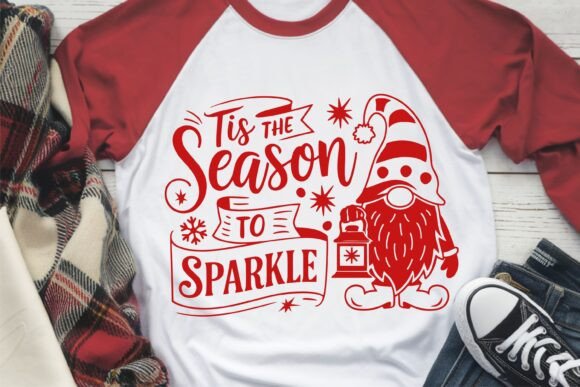 Tis the Season to Sparkle SVG Funny Graphics for Crafts
